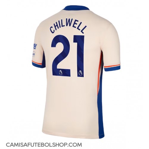 Camisa de time de futebol Chelsea Ben Chilwell #21 Replicas 2º Equipamento 2024-25 Manga Curta